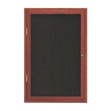 United Visual Products Sliding Glass Door Radius Letterboard, Hdr, 96"x48", Satin/Burgundy Vinyl UV9024ACSH-SATIN-BURGUNVL